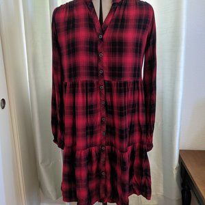 Medium Knox Rose Buffalo Plaid Dress